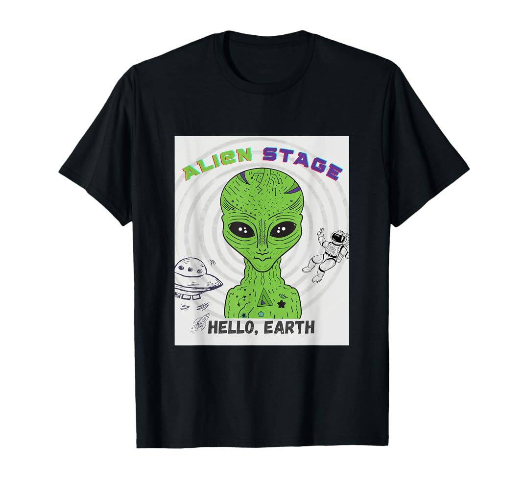 Amazon.com: AREA 51 ALIEN STAGE HELLO EARTH FLYING IN SPACE